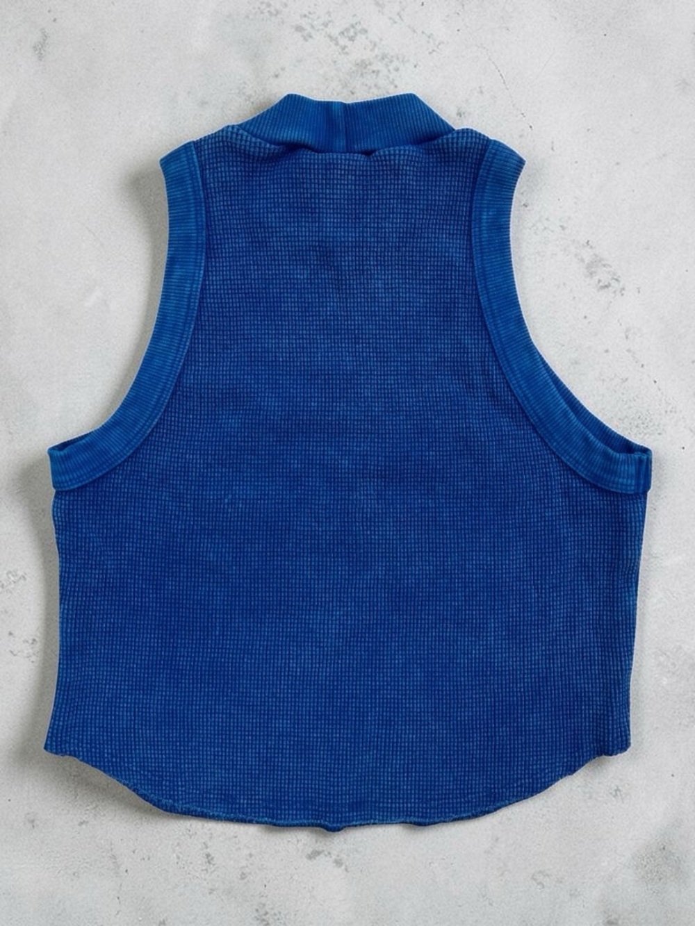 🛜 La Biz Women’s Cobalt Blue Textured Mini Dress Set | Tank: Lg, Skort: Med - Picture 4 of 8